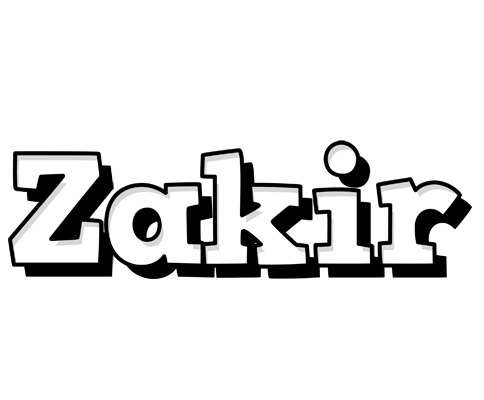 Zakir snowing logo