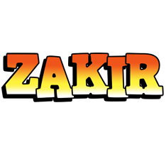 Zakir sunset logo