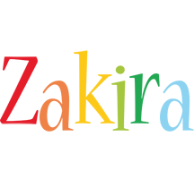 Zakira birthday logo