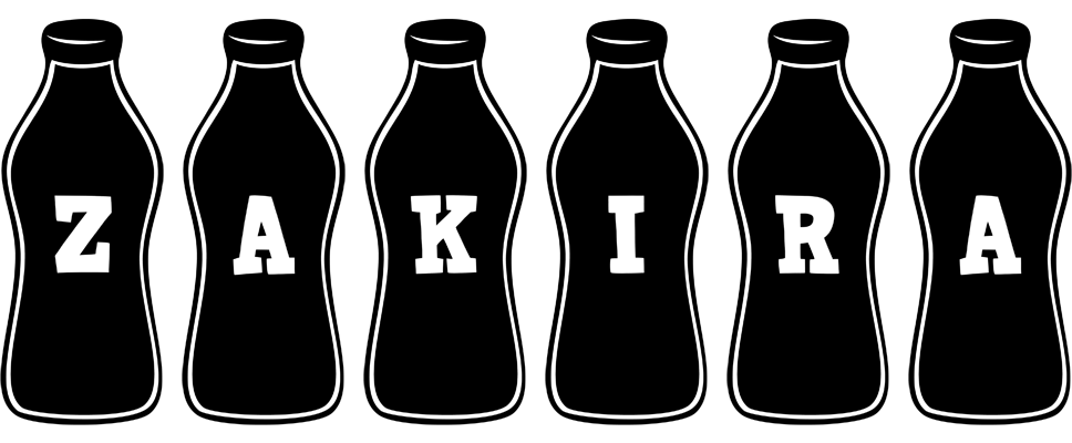 Zakira bottle logo