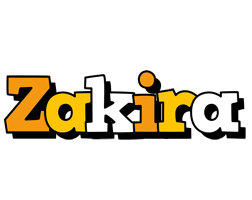 Zakira cartoon logo