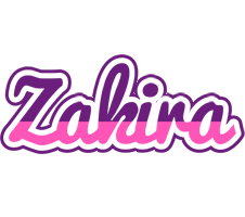 Zakira cheerful logo