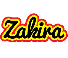 Zakira flaming logo