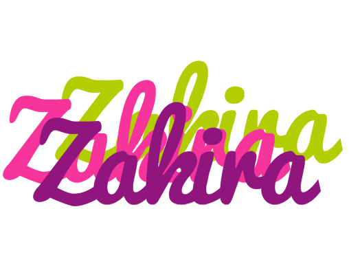 Zakira flowers logo