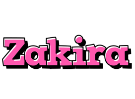 Zakira girlish logo