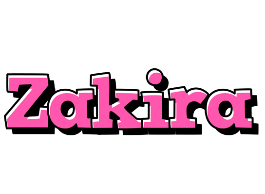 Zakira girlish logo