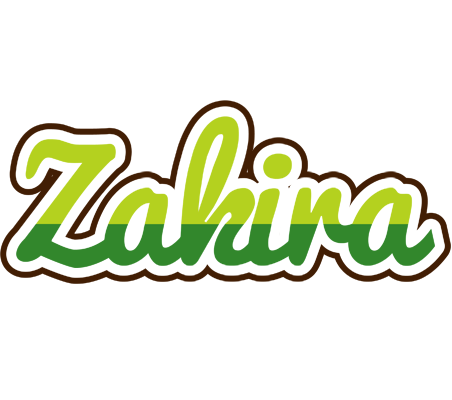 Zakira golfing logo