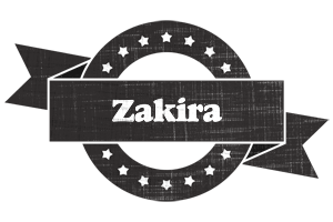 Zakira grunge logo