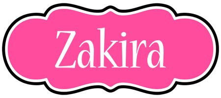 Zakira invitation logo