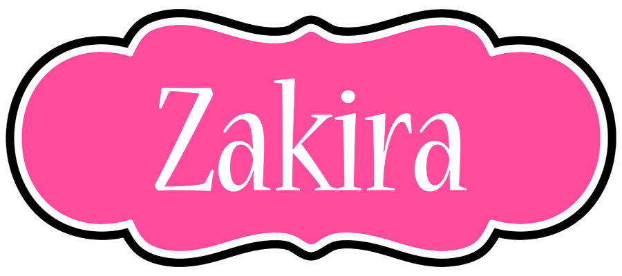 Zakira invitation logo