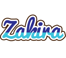 Zakira raining logo