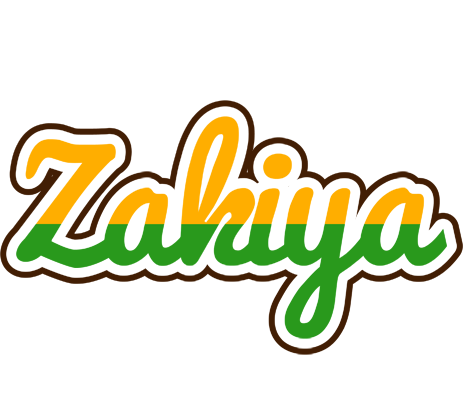 Zakiya banana logo