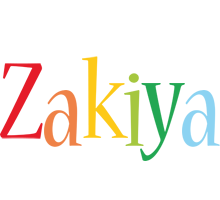 Zakiya birthday logo