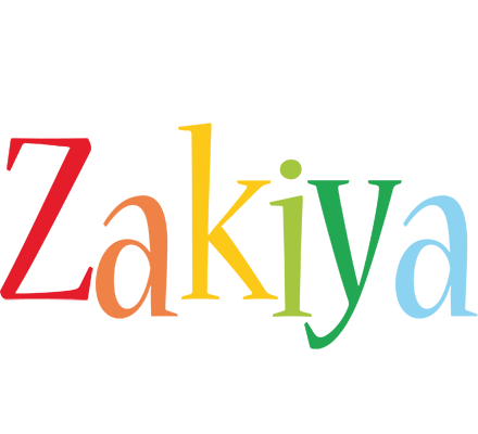 Zakiya birthday logo