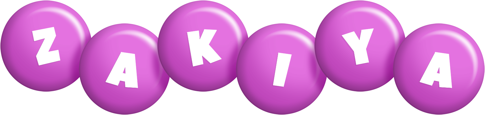 Zakiya candy-purple logo