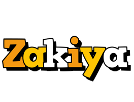 Zakiya cartoon logo