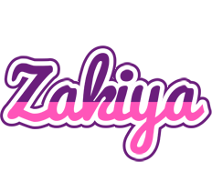 Zakiya cheerful logo