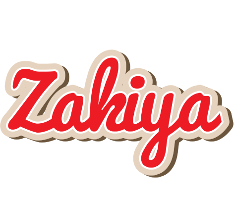Zakiya chocolate logo