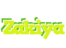 Zakiya citrus logo