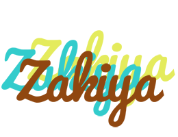 Zakiya cupcake logo