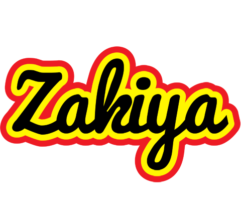 Zakiya flaming logo