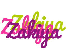 Zakiya flowers logo