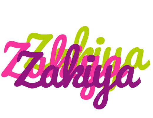 Zakiya flowers logo