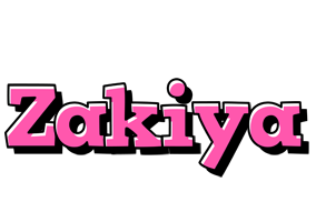Zakiya girlish logo