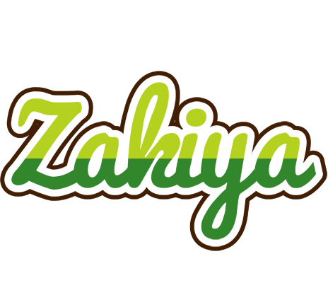 Zakiya golfing logo