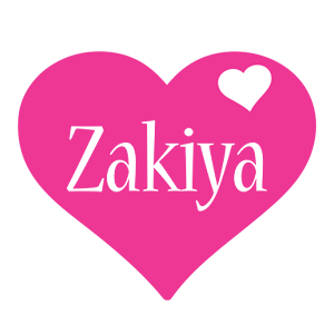 Zakiya love-heart logo