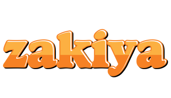 Zakiya orange logo