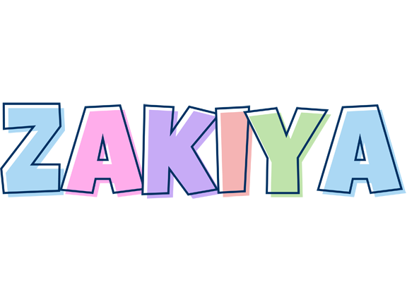 Zakiya pastel logo