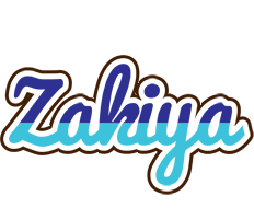 Zakiya raining logo