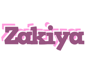 Zakiya relaxing logo