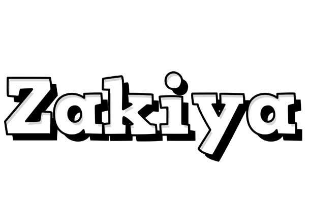 Zakiya snowing logo