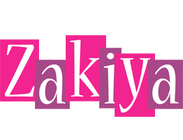 Zakiya whine logo