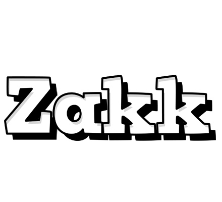 Zakk snowing logo