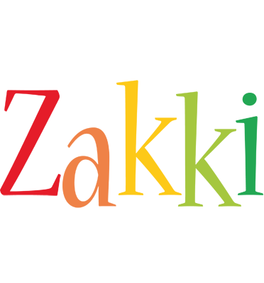 Zakki birthday logo
