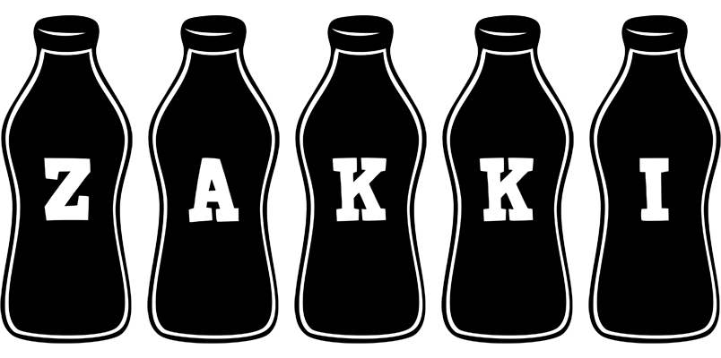 Zakki bottle logo