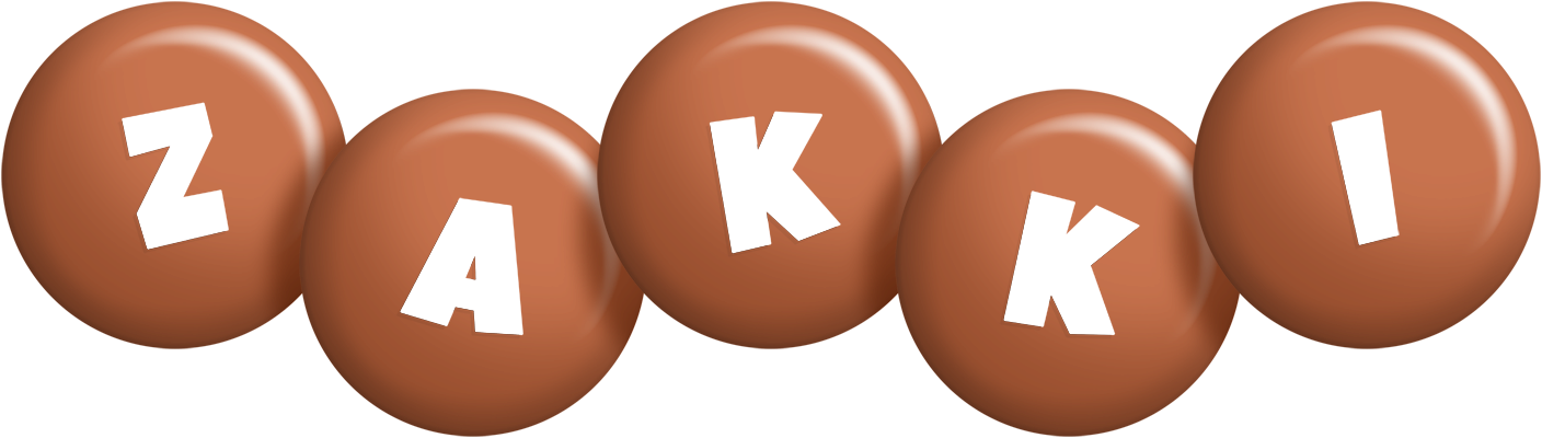 Zakki candy-brown logo