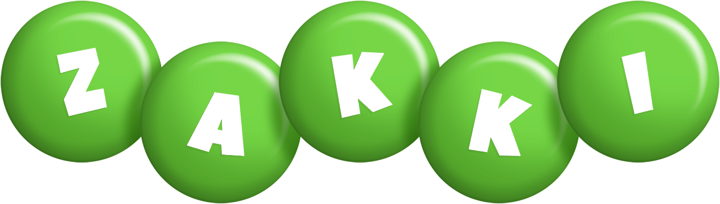 Zakki candy-green logo