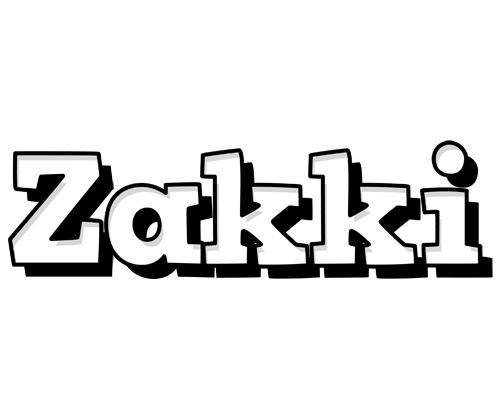 Zakki snowing logo