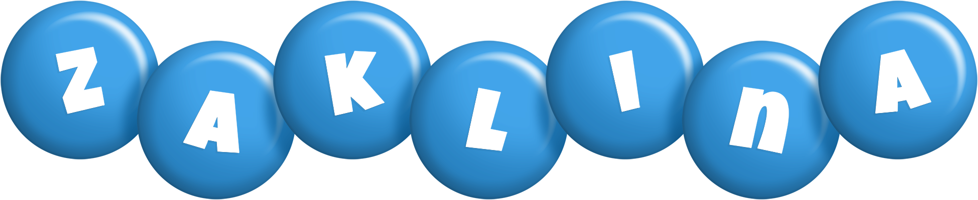 Zaklina candy-blue logo