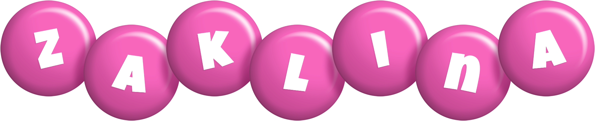 Zaklina candy-pink logo