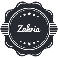 Zakria badge logo