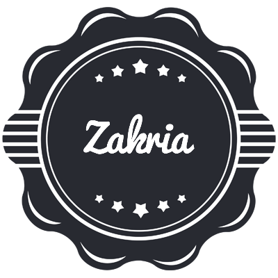 Zakria badge logo