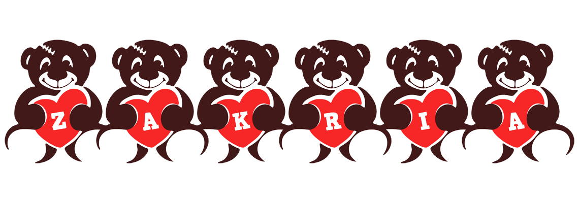 Zakria bear logo