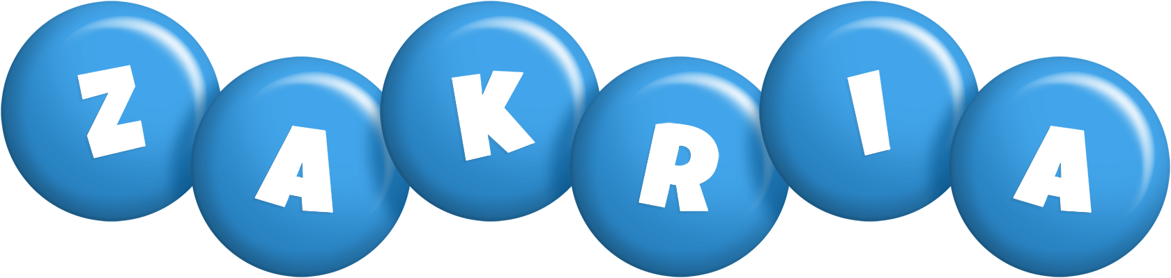 Zakria candy-blue logo
