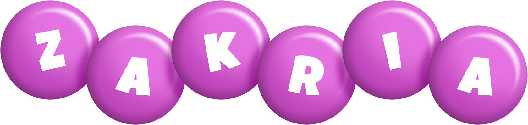 Zakria candy-purple logo