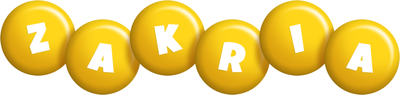 Zakria candy-yellow logo